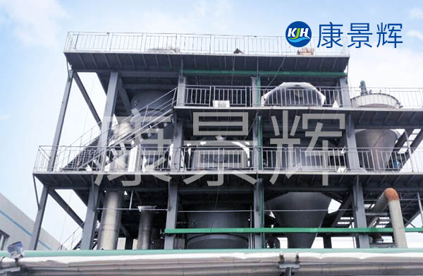 青島康景輝三效蒸發(fā)器有熱堿水、熱水、清水三種清洗功能